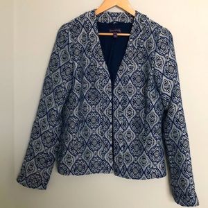 Long Tall Sally Jacquard Blazer size 8L / NWOT